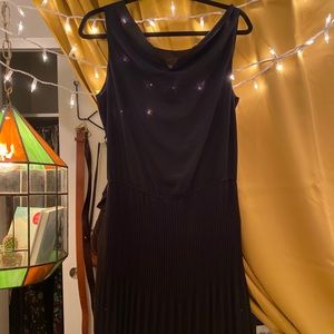 Black Drop Waist Dress